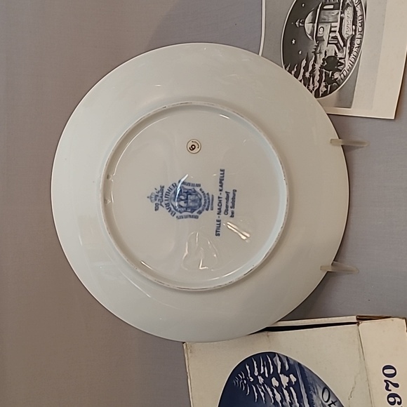 Bareuther Weihnachten 1970 Porcelain Christmas Plate - Picture 3 of 6
